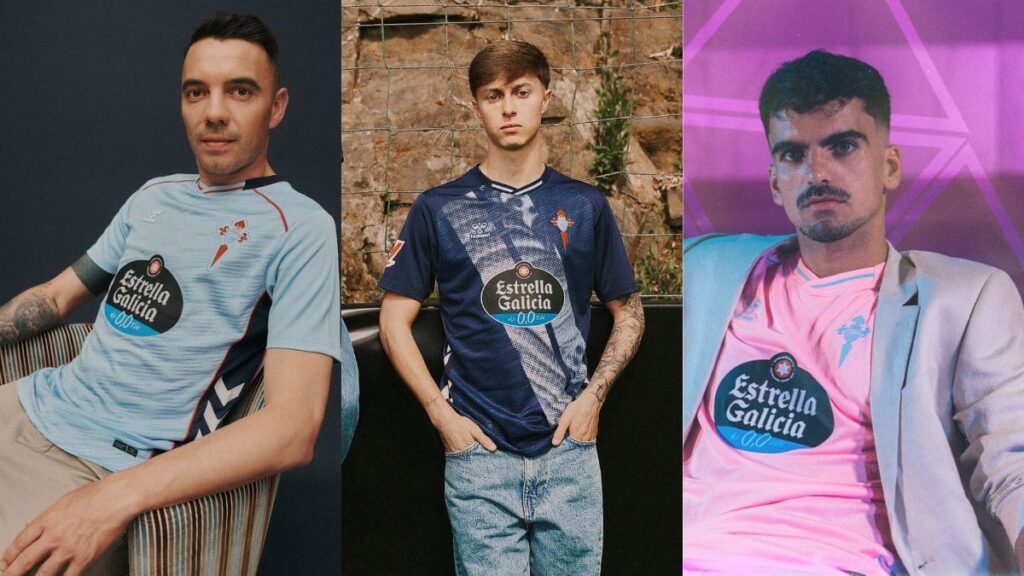 Las nuevas camisetas del Celta