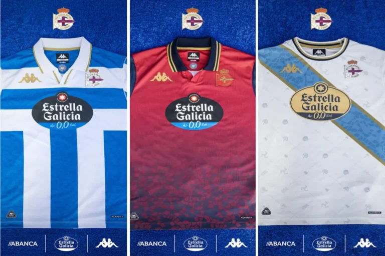 El Deportivo presentó sus nuevas equipaciones para esta temporada | Fuente: rcdeportivo.es
