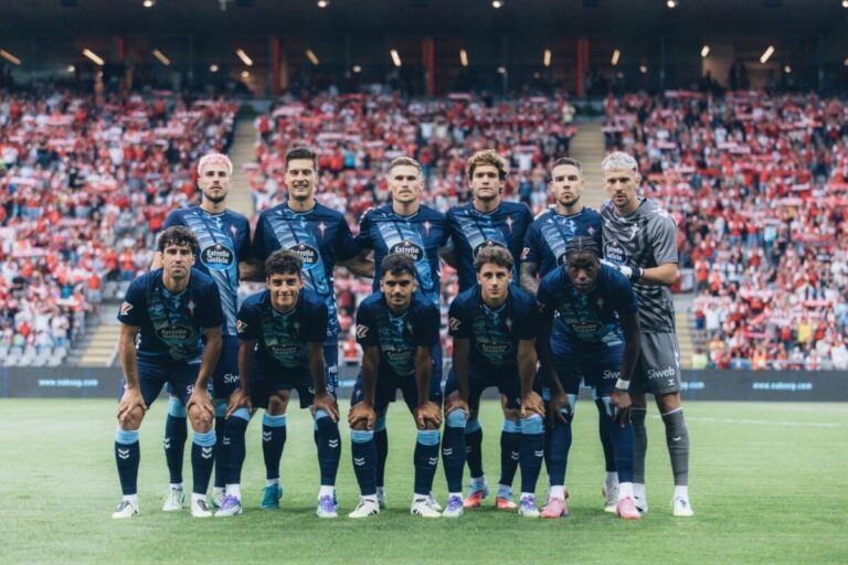 El Celta pierde por tres goles a uno ante el Braga