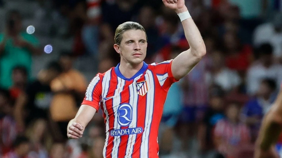 Conor Gallagher con el Atlético de Madrid