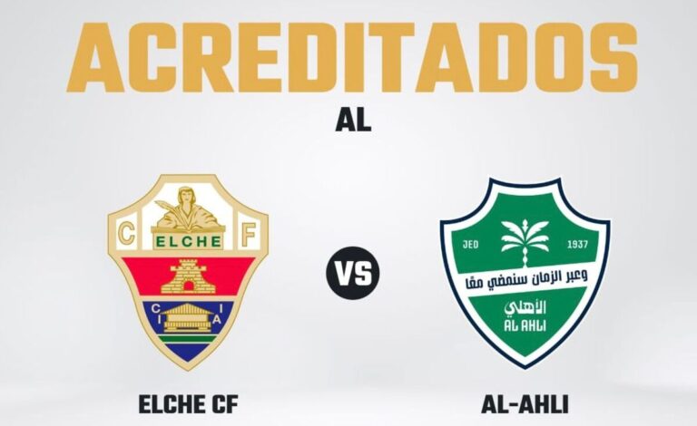 El Elche de Sarabia se mide al Al-Ahli