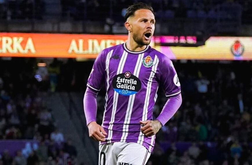 Iván Sánchez con el Real Valladolid