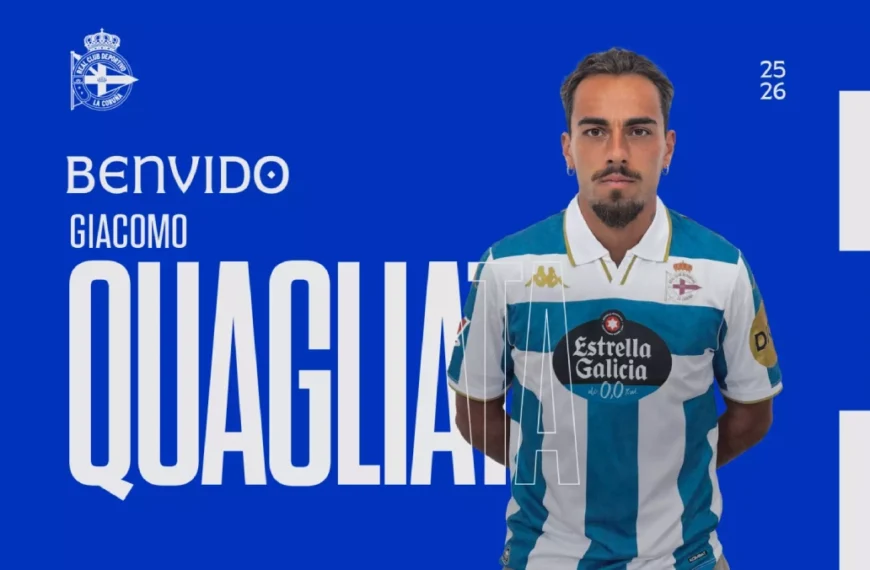 Giacomo Quaglatia completa el lateral izquierdo del Deportivo