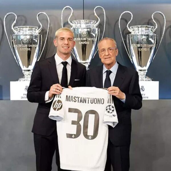 Franco Mastantuono: «Es un día especial para mi, llego al mejor club del mundo»