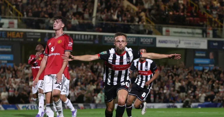Sorpresa en Blundell Park, el Grimsby Town elimina al Manchester United en la FA Cup
