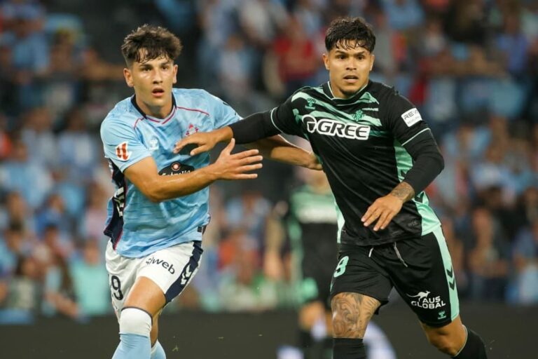 Imagen del Celta - Betis del día de ayer