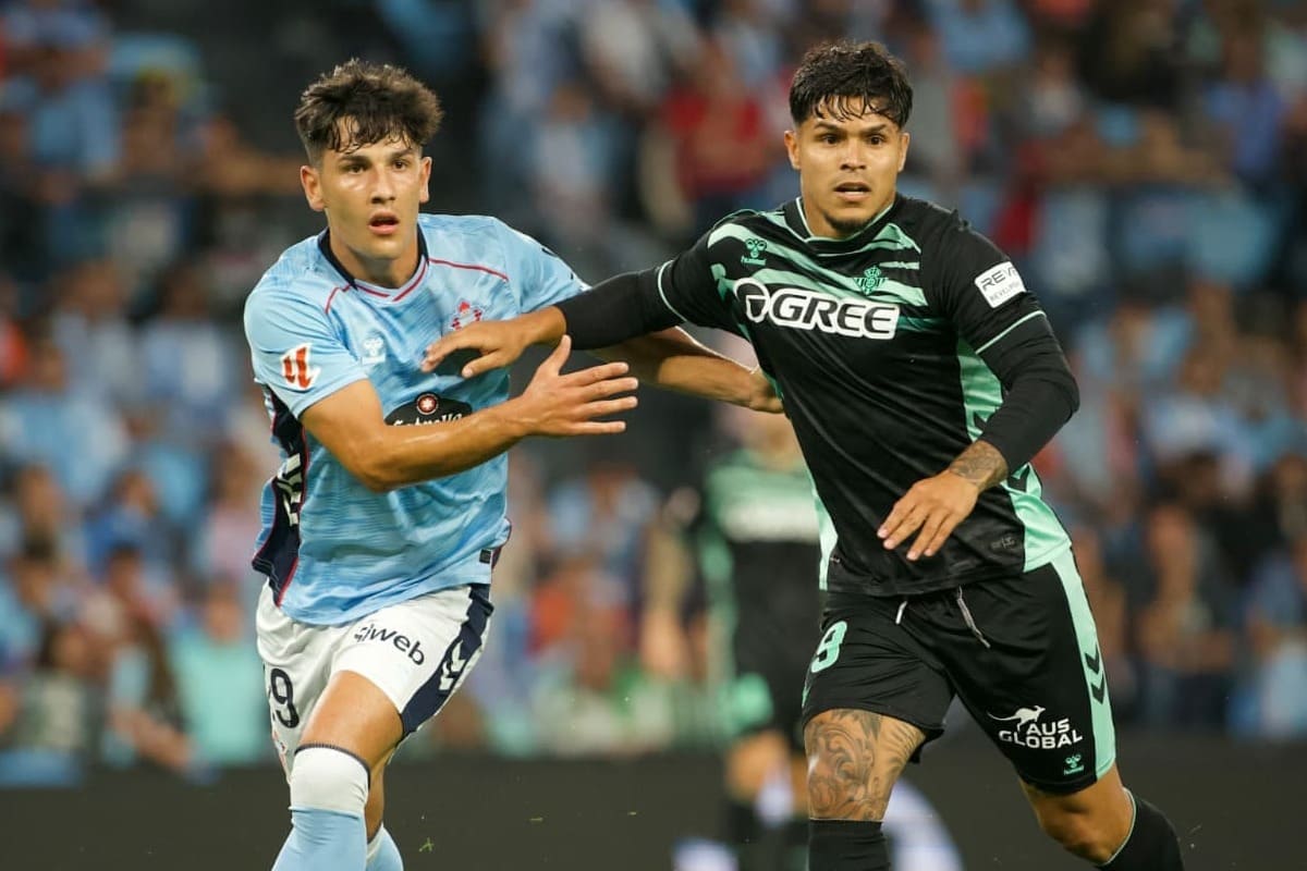 Imagen del Celta - Betis del día de ayer