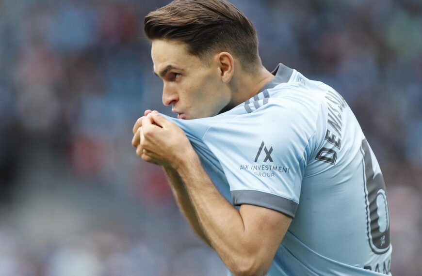 Denis Suárez en su último año en Vigo