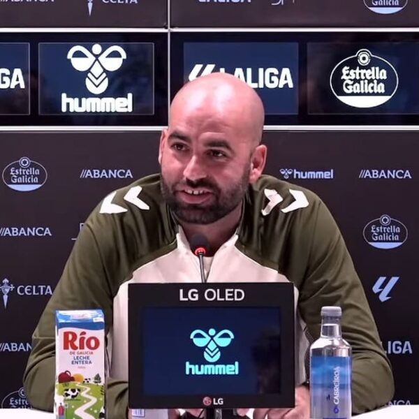 Claudio Giráldez: «Mi deseo es renovar, estoy feliz y estoy donde quiero estar»