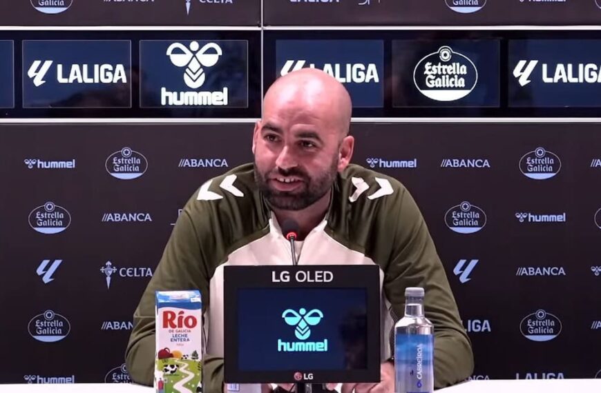 Claudio Giráldez en la previa del Celta - Girona