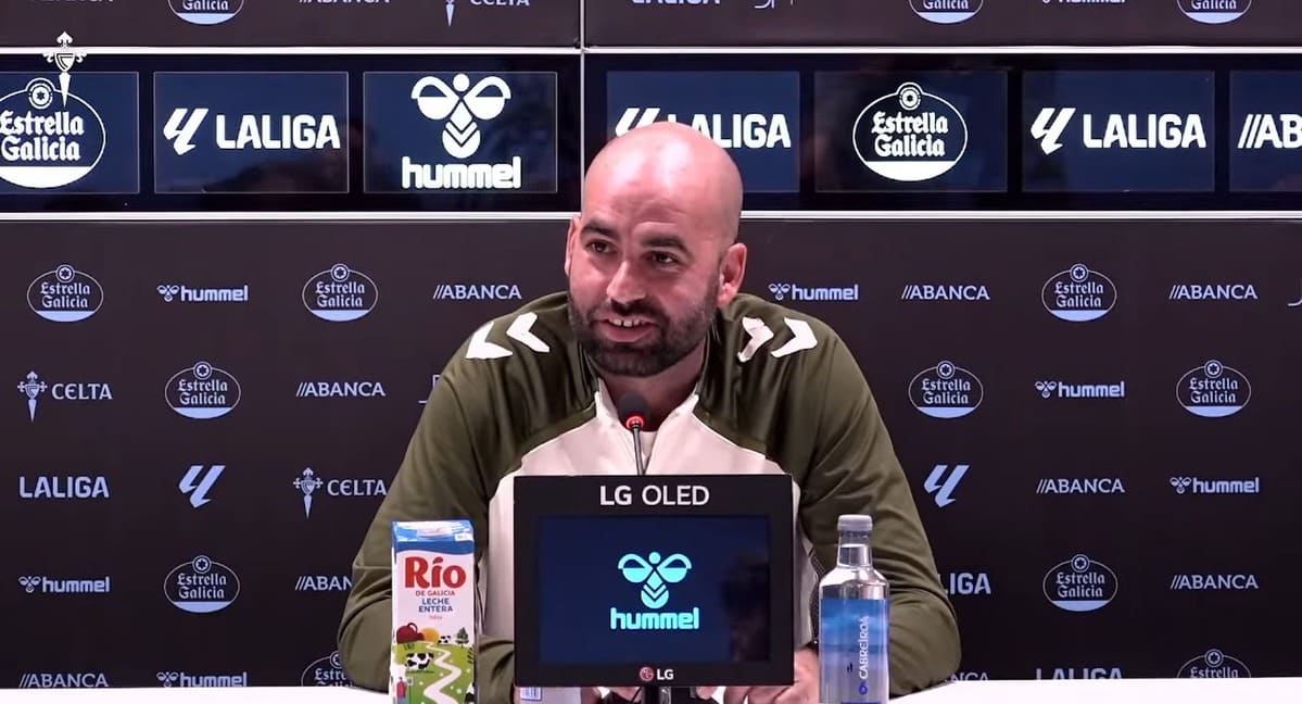 Claudio Giráldez en la previa del Celta - Girona