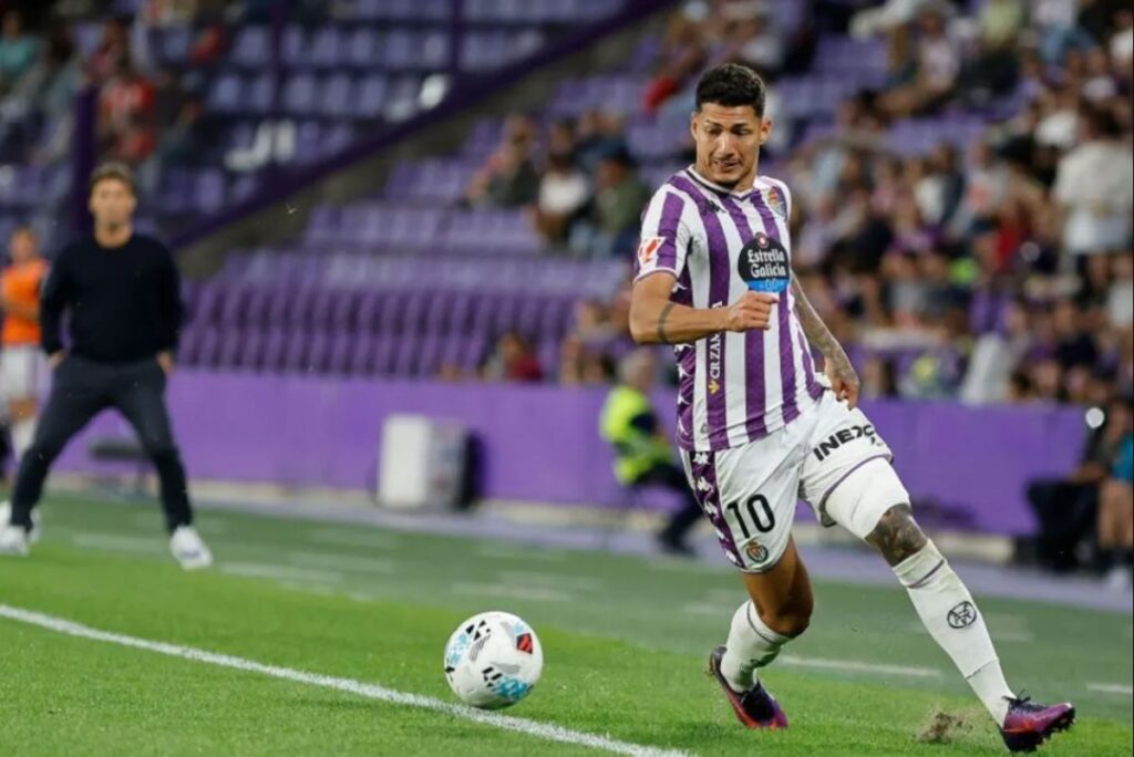 Marcos André con el Real Valladolid