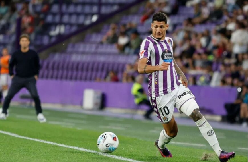 Marcos André con el Real Valladolid
