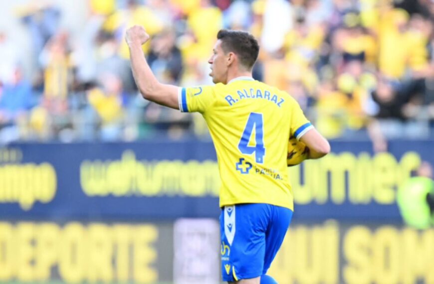 Rubén Alcaraz en el Cádiz CF