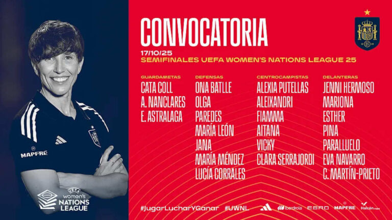Convocatoria España femenina
