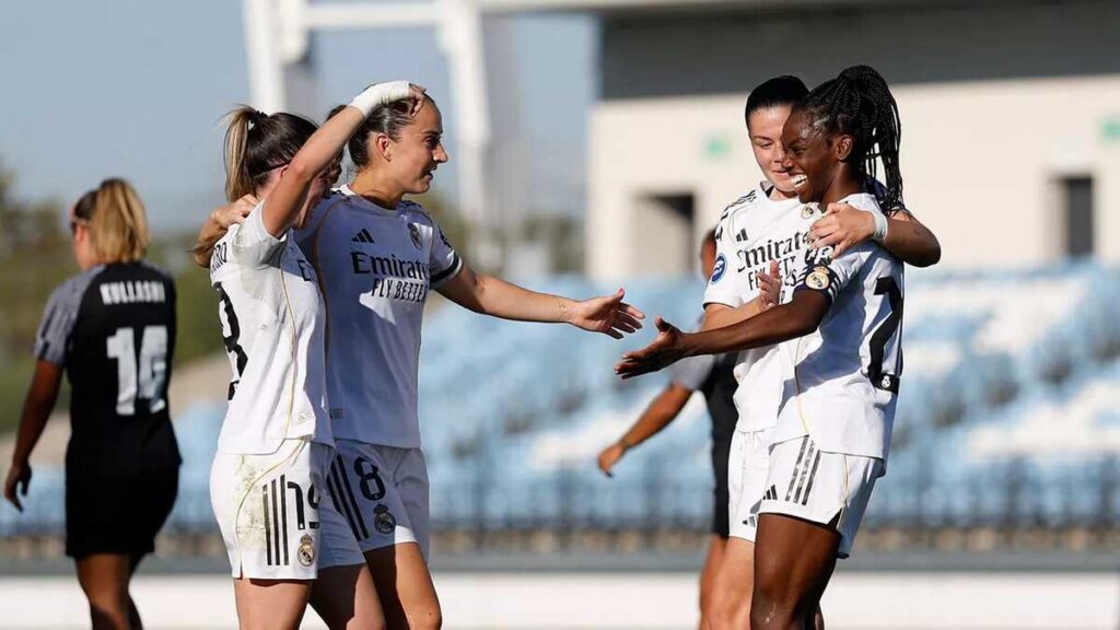 Partido Liga F entre Real Madrid FC Badalona Women