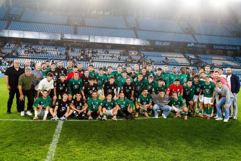 La foto final del Celta - Selección de Ourense