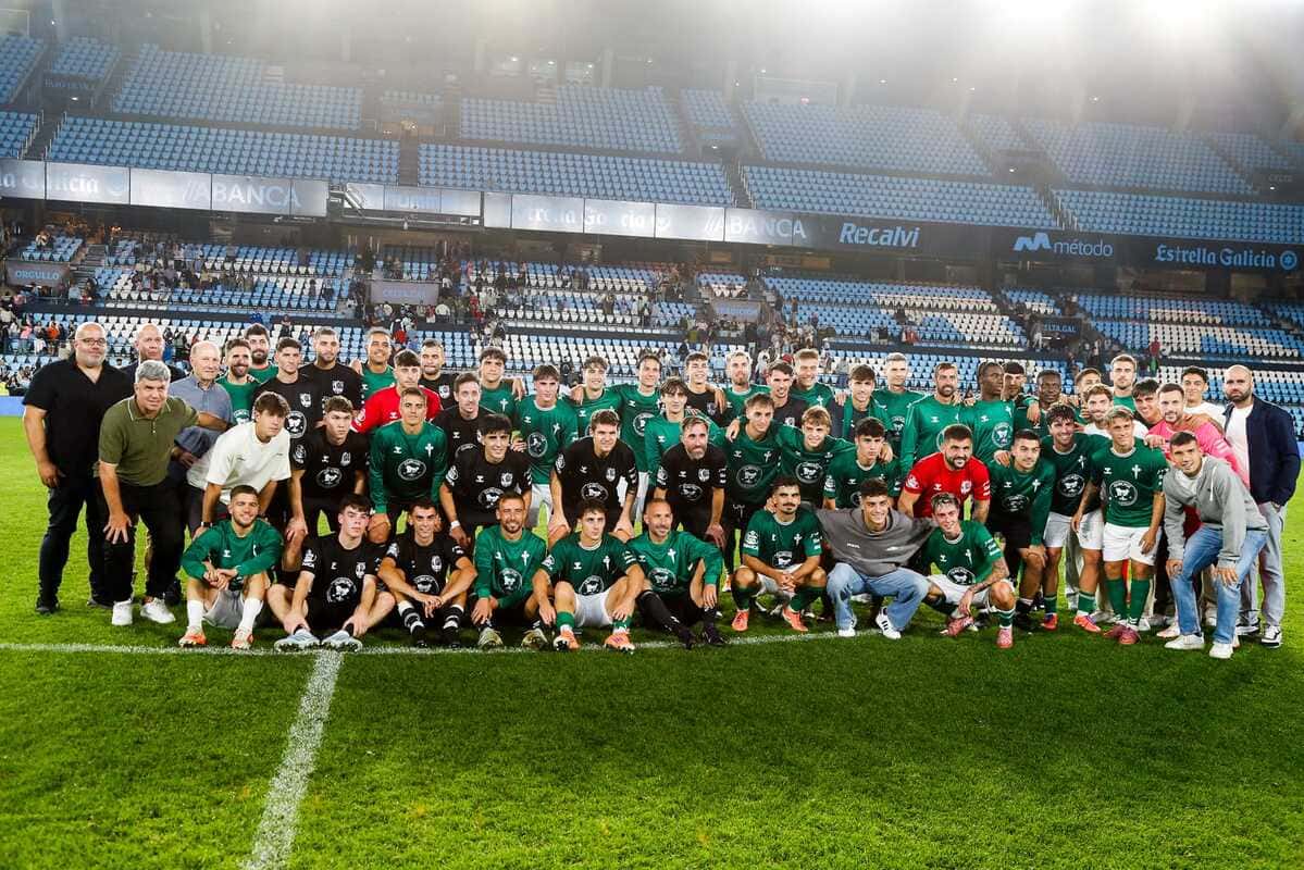La foto final del Celta - Selección de Ourense