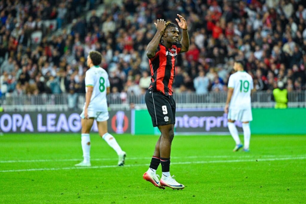 Terem Moffi con el OGC Nice 