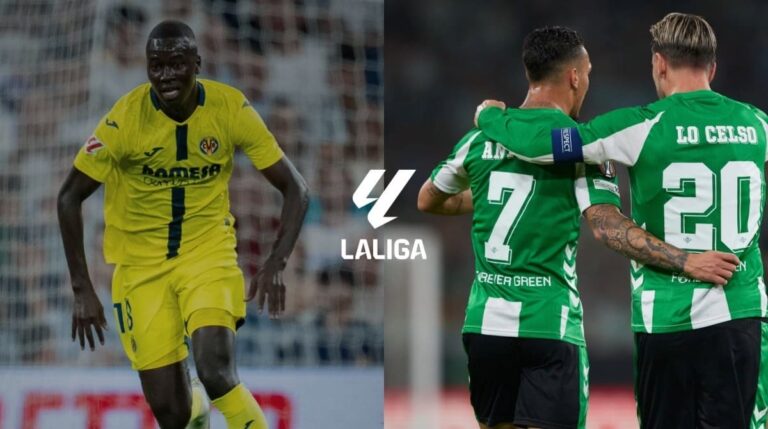 Jugadores del Villarreal y Betis, en fotos separadas