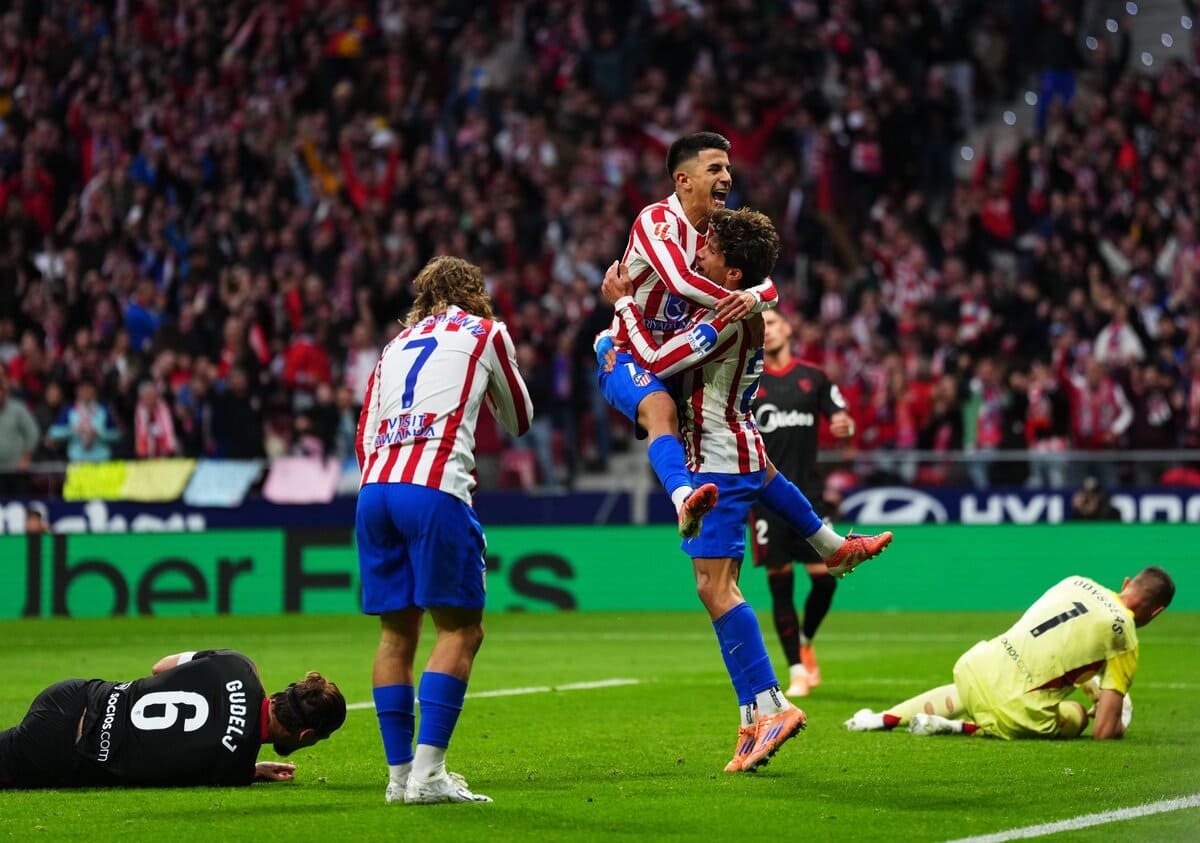 Atlético de Madrid 3-0 Sevilla: Tocados y hundidos