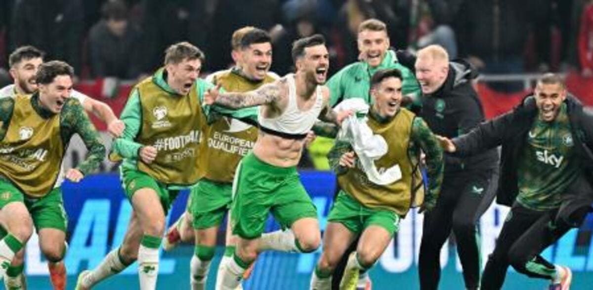 La Selección de la República de Irlanda clasifica a la repesca del Mundial 2026