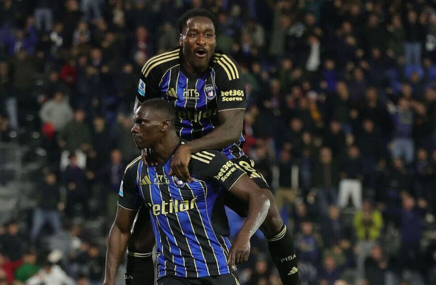 El Pisa gana en Serie A por primera vez en 34 años.