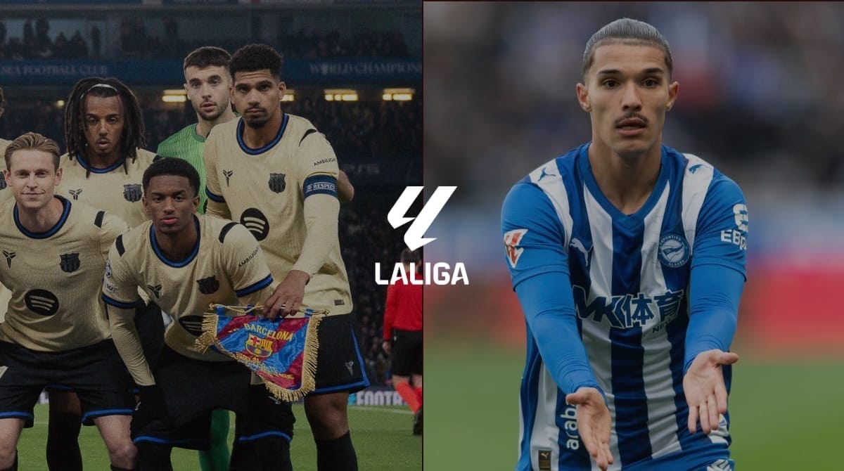 A la izquierda, el FC Barcelona, y a la derecha, el Deportivo Alavés