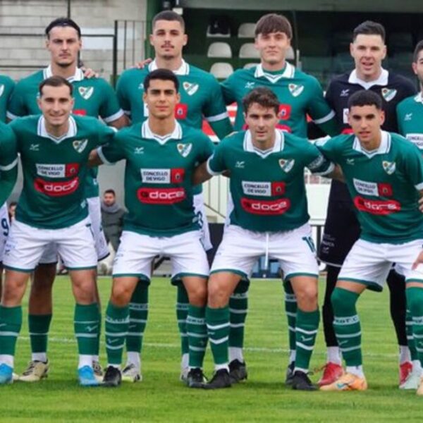 Alineación del Coruxo ante el Real Ávila