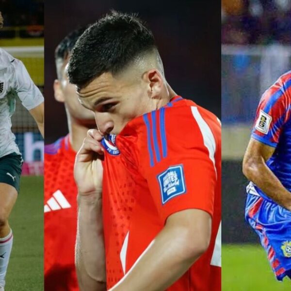 los 3 jugadores citados con sus selecciones