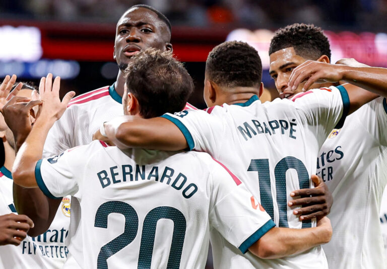 Real Madrid 4 – 1 Real Sociedad: Mbappé se exhibe en la vuelta de Mou al Bernabeu